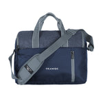 TMPB03 - Messenger Shoulder Bag with 16-inch Laptop Compartment |Durable Office and College Bag - Navy Blue