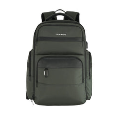TPB03 - 30L office & Travel Bag with 16 - Inch Laptop Compartment, Suitcase - Style Opening, USB Charging - Uniformgreen - TRAWOC