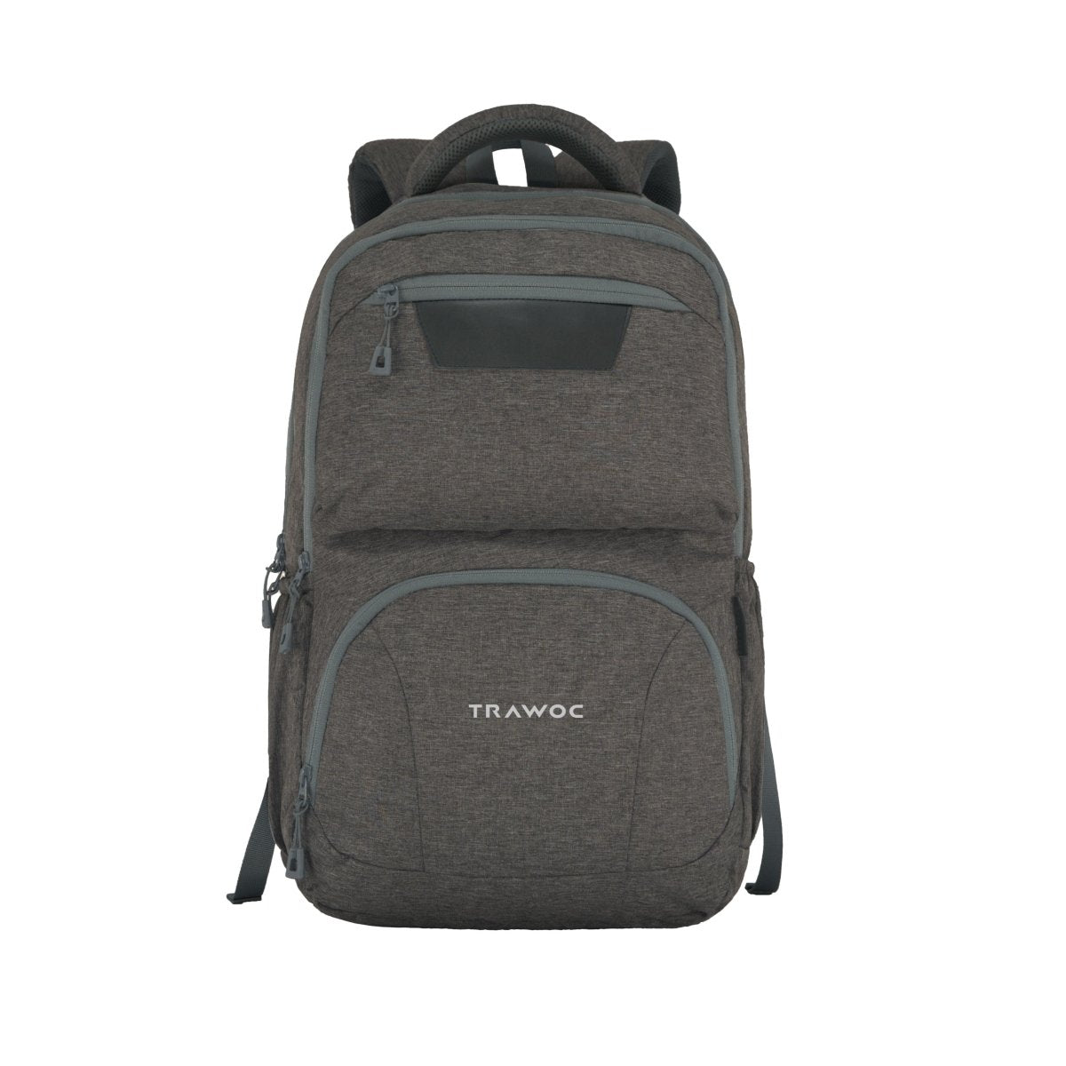 TPB04 - 30L Laptop Backpack 16 - Inch Compartment, USB Charging Port - Ash brown - TRAWOC