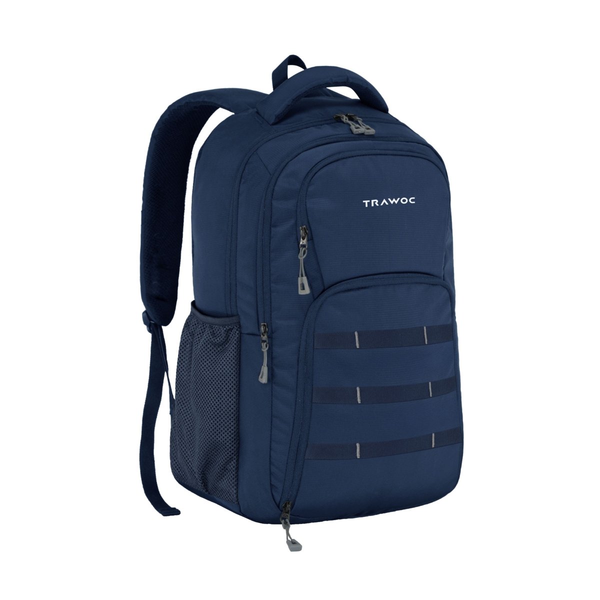 TPB05 - 35L Office & Travel Bag with 16 - Inch Padded Laptop Compartment, USB Charging Port - Navyblue - TRAWOC