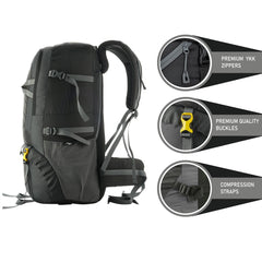 BLAZE-55 Backpack - Black