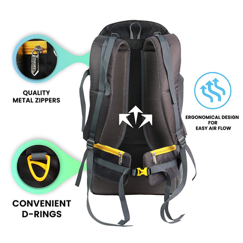 INVICTUS-60 Rucksack - Grey