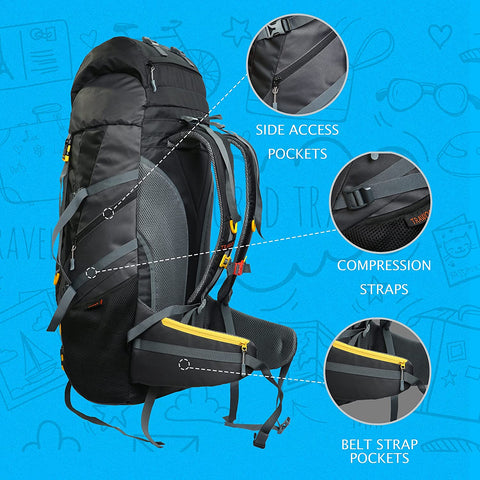 VENTURE PRO-65 Rucksack - Grey
