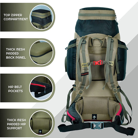 GLOBETROTTER-80 Rucksack - Olivegreen