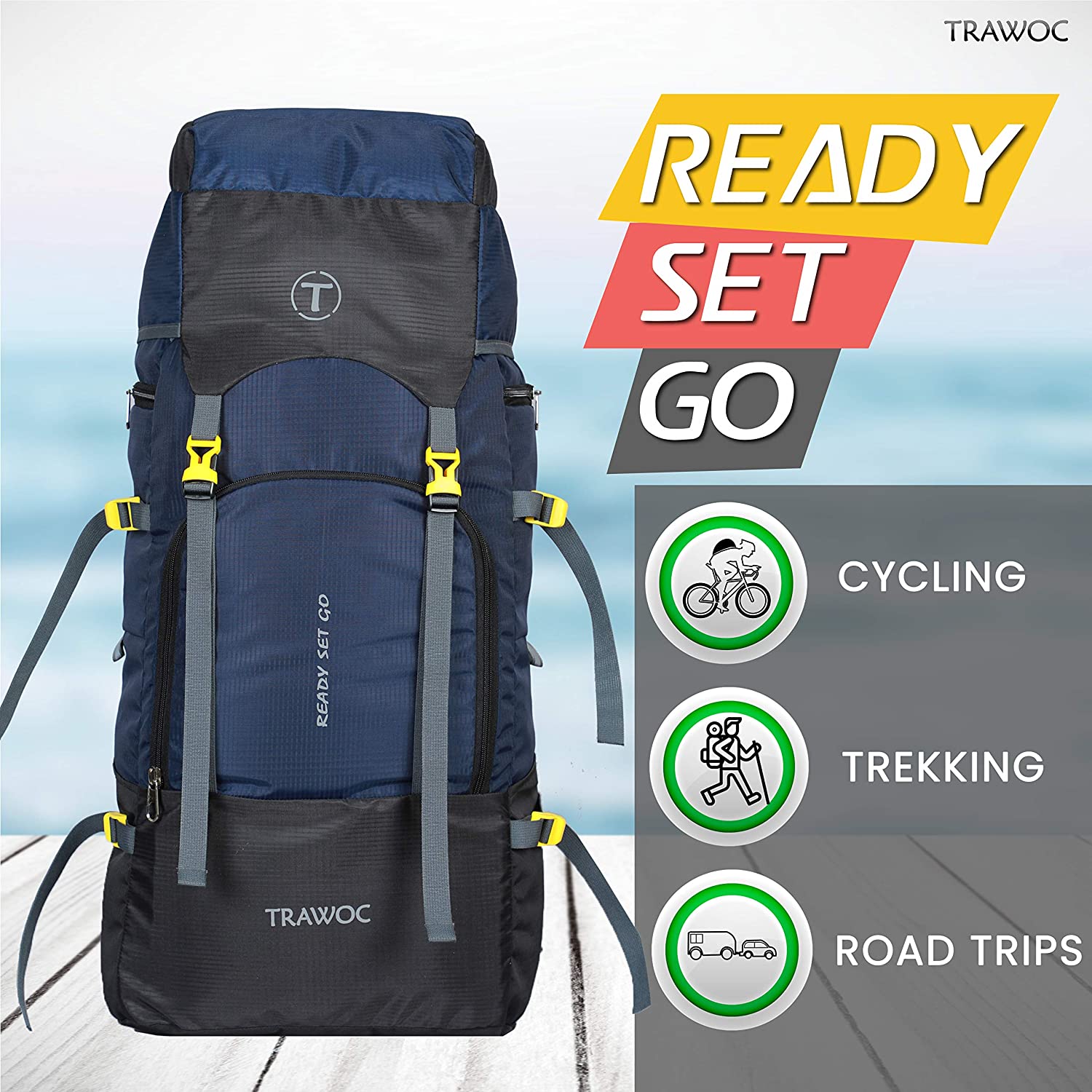 Trawoc Trawoc Travel Backpack (55Ltr) – TRAWOC