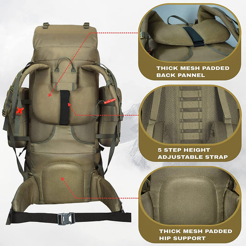 THUNDERSTORM-90 Rucksack - Flax Yellow